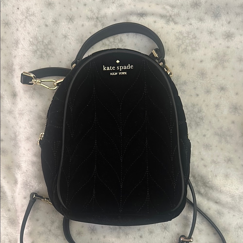 Kate Spade Black Minimalist Backpack